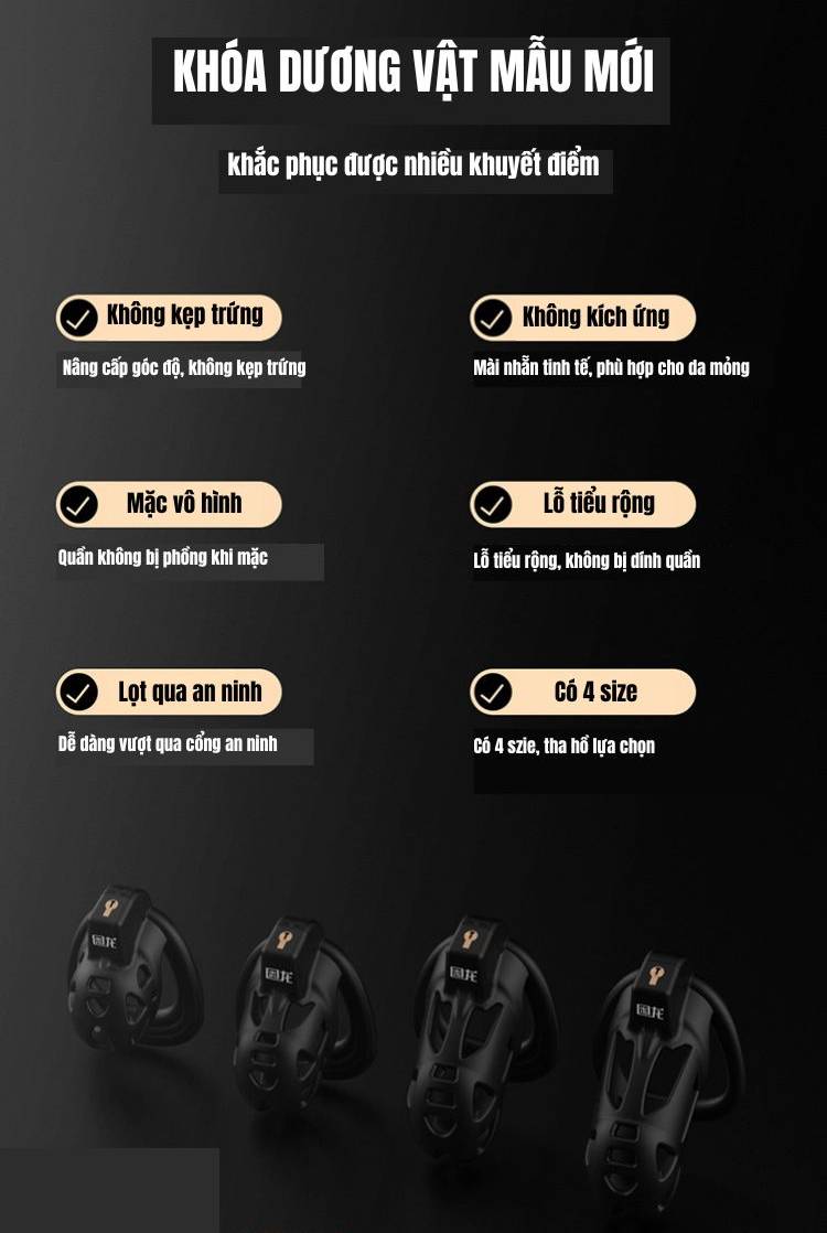 Khóa dương vật rồng Jewsn Cobra cao cấp size M phụ kiện SM